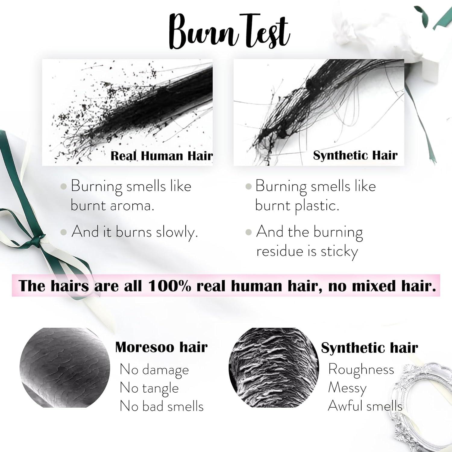 imageMoresoo Micro Link Hair Extensions Human Hair Dark bown 4 micror loop hair extensions human hair burgundy 99J 18 inch micro beads hair extensions real human hair red microlink hair extensions brown