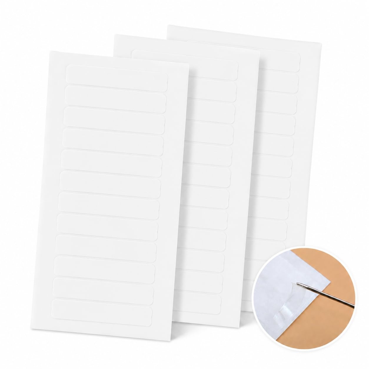 image:imageMoresoo Hair Extension Tape 3 Sheet 36Pieces4 cm x 08 cm Single Sided Adhesive Strips for Tape in Hair Extensions36pcsSingle Sided Tape Tabs