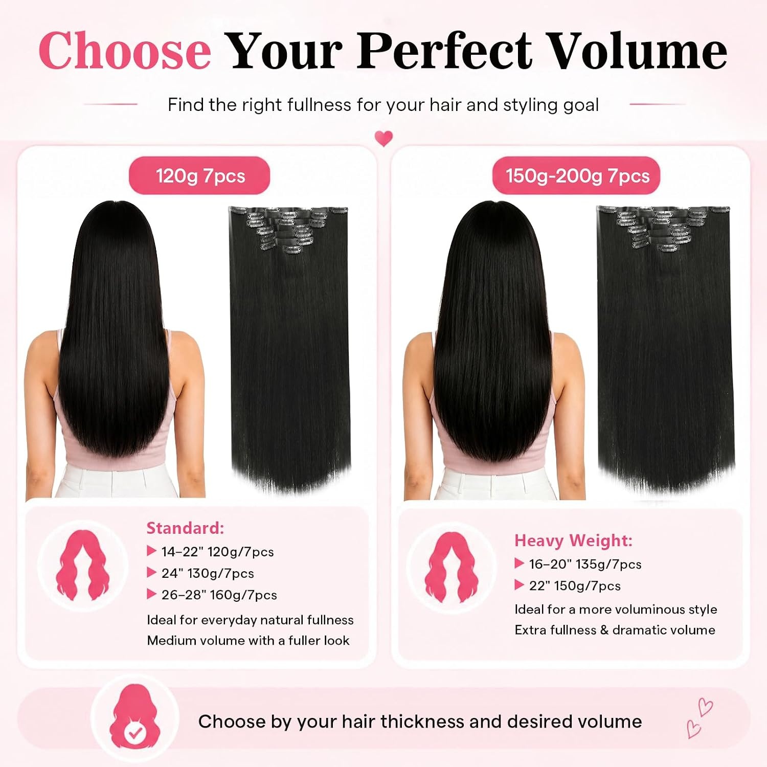 image:imageMoresoo Clip in Hair Extensions Ash Blonde Highlights 14inch Yellow ToneS 1B Natural Black