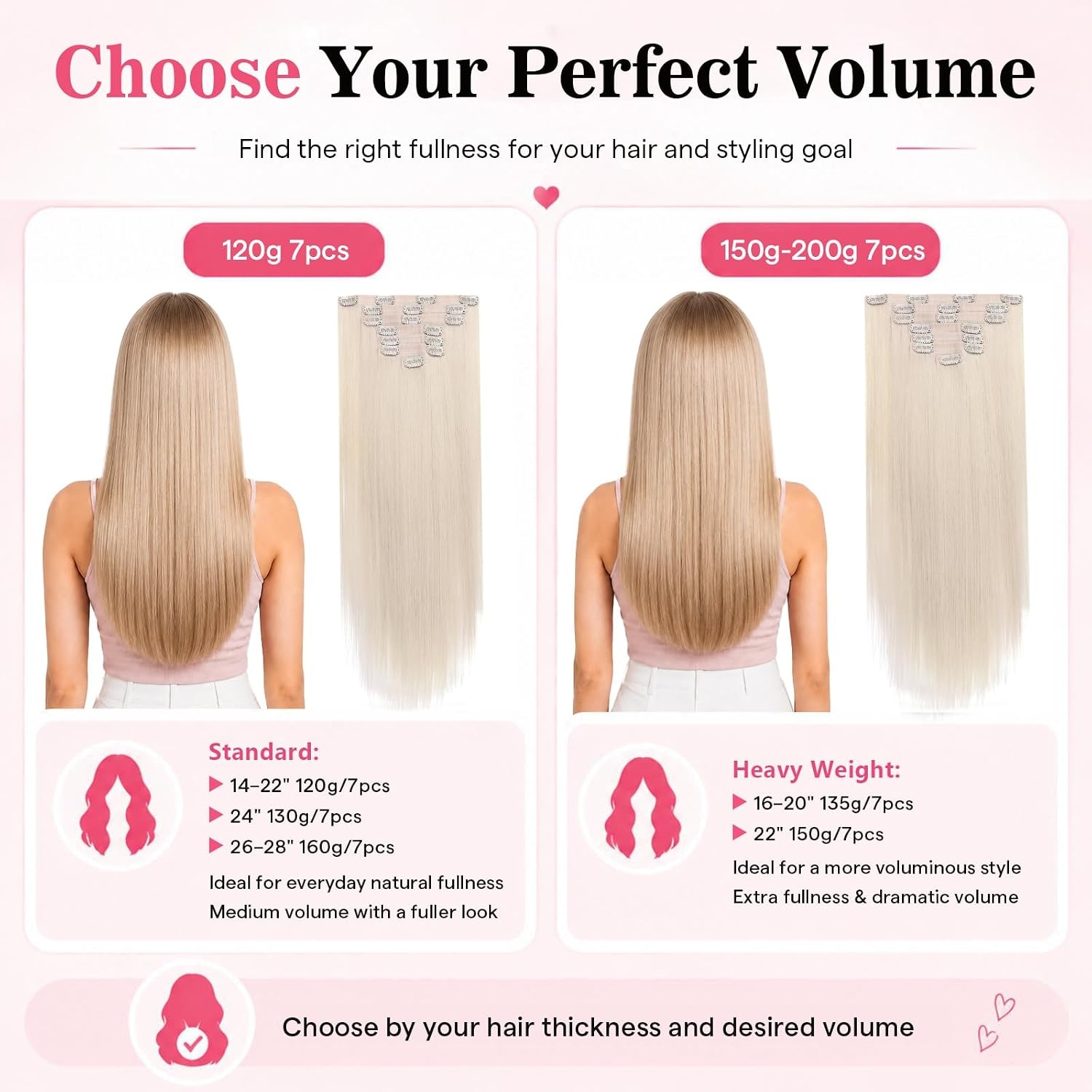 image:imageMoresoo Clip in Hair Extensions Ash Blonde Highlights 14inch Yellow ToneS 60A Platinum Blonde