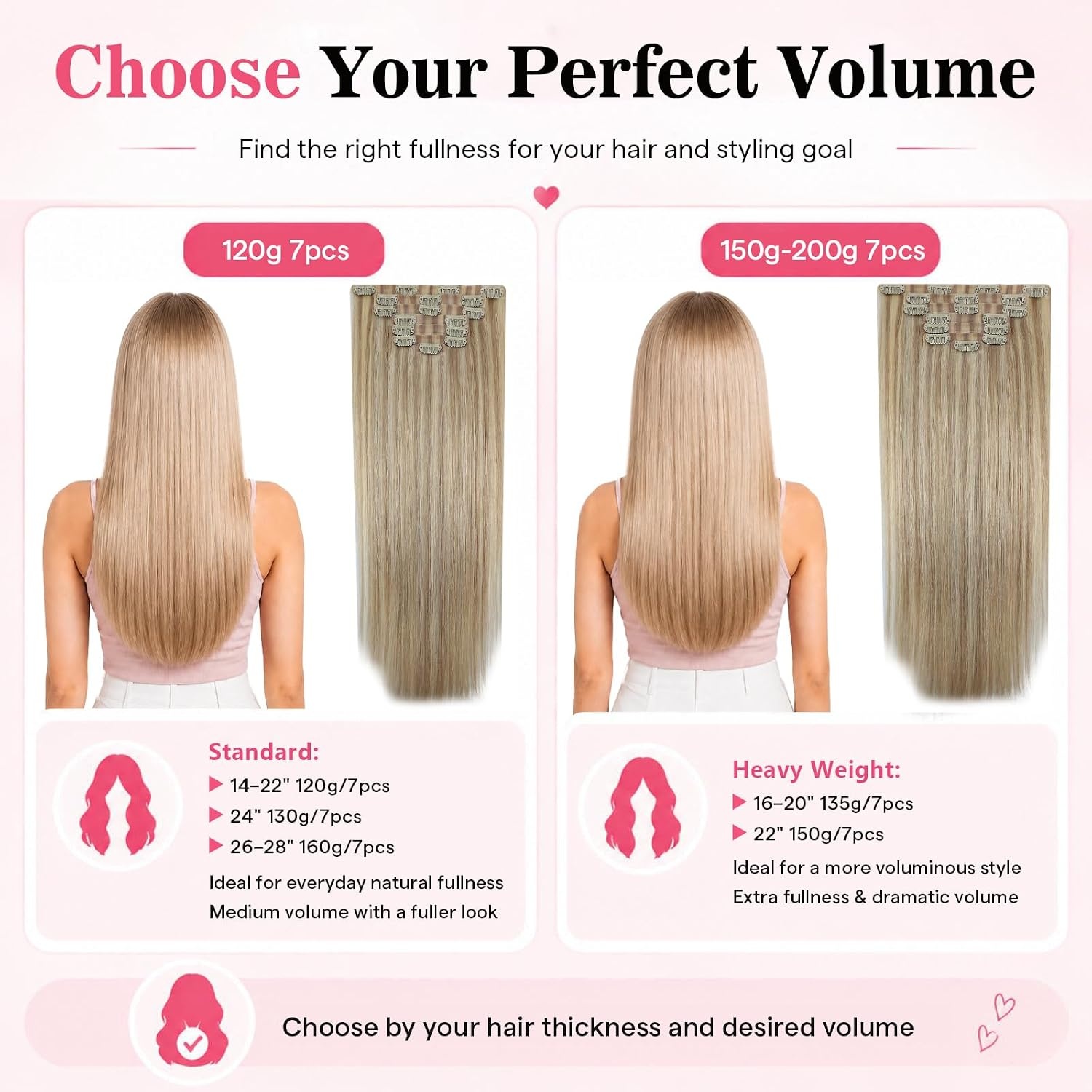image:imageMoresoo Clip in Hair Extensions Ash Blonde Highlights 14inch Yellow ToneS P1622 Soft Beige Blonde to Dirty blonde