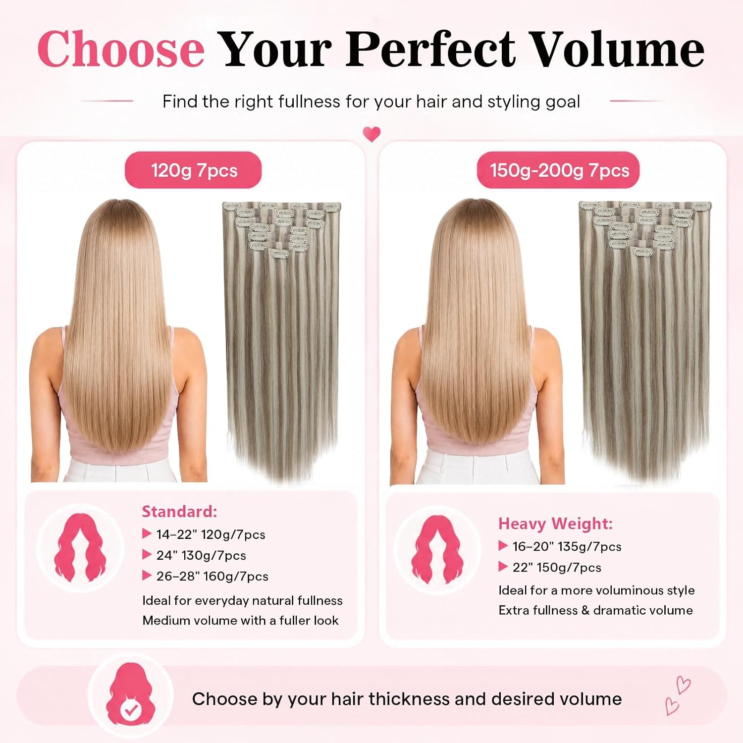 image:imageMoresoo Clip in Hair Extensions Ash Blonde Highlights 14inch Yellow ToneS P9A60 Light Ash Brown to Light Blonde