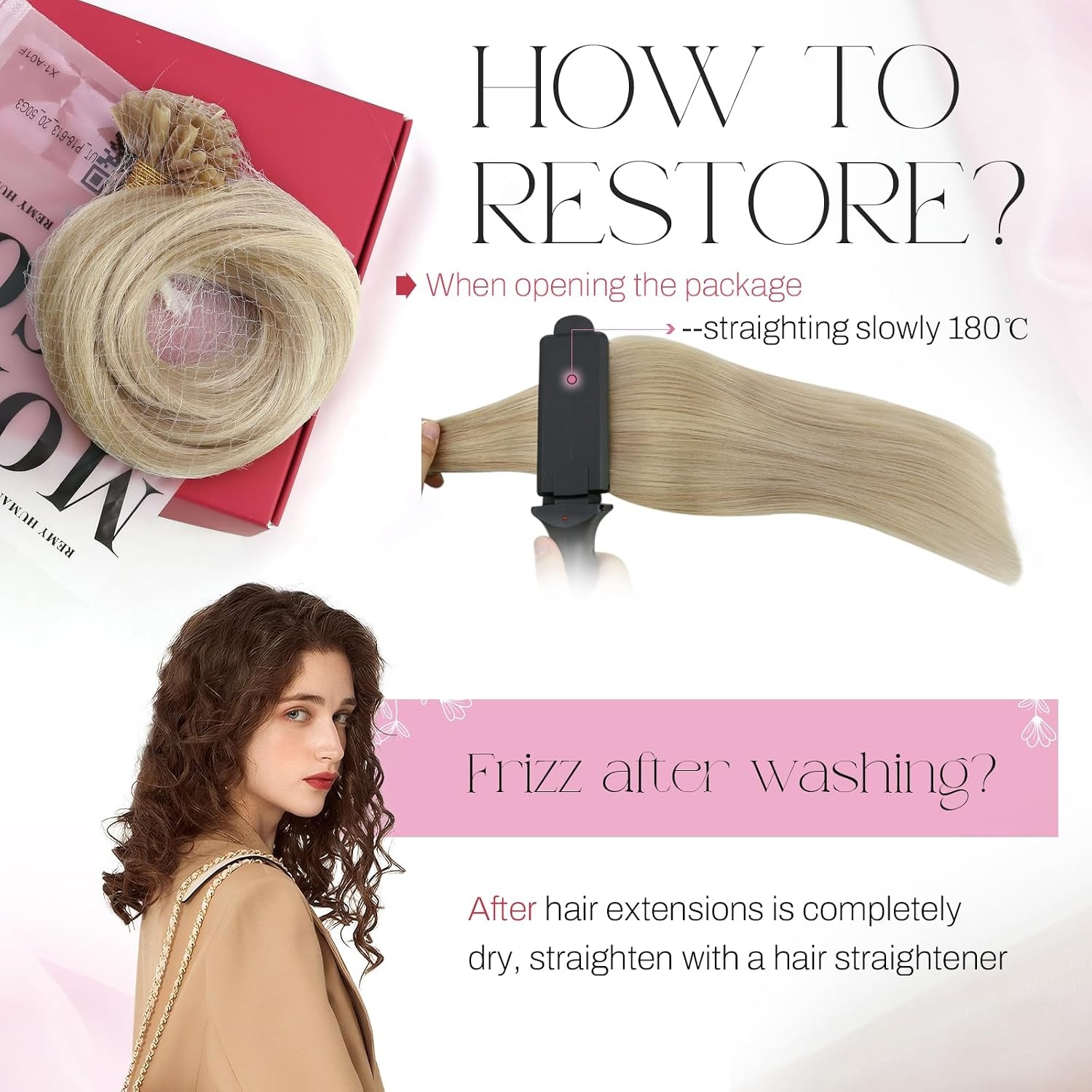 image:imageMoresoo 100g Micro Beads Hair Extensions Real Human Hair Bundle U Tip Hair Extnesions Human Hair Ash Blonde Highlight Bleach Blonde 18613 14 inch