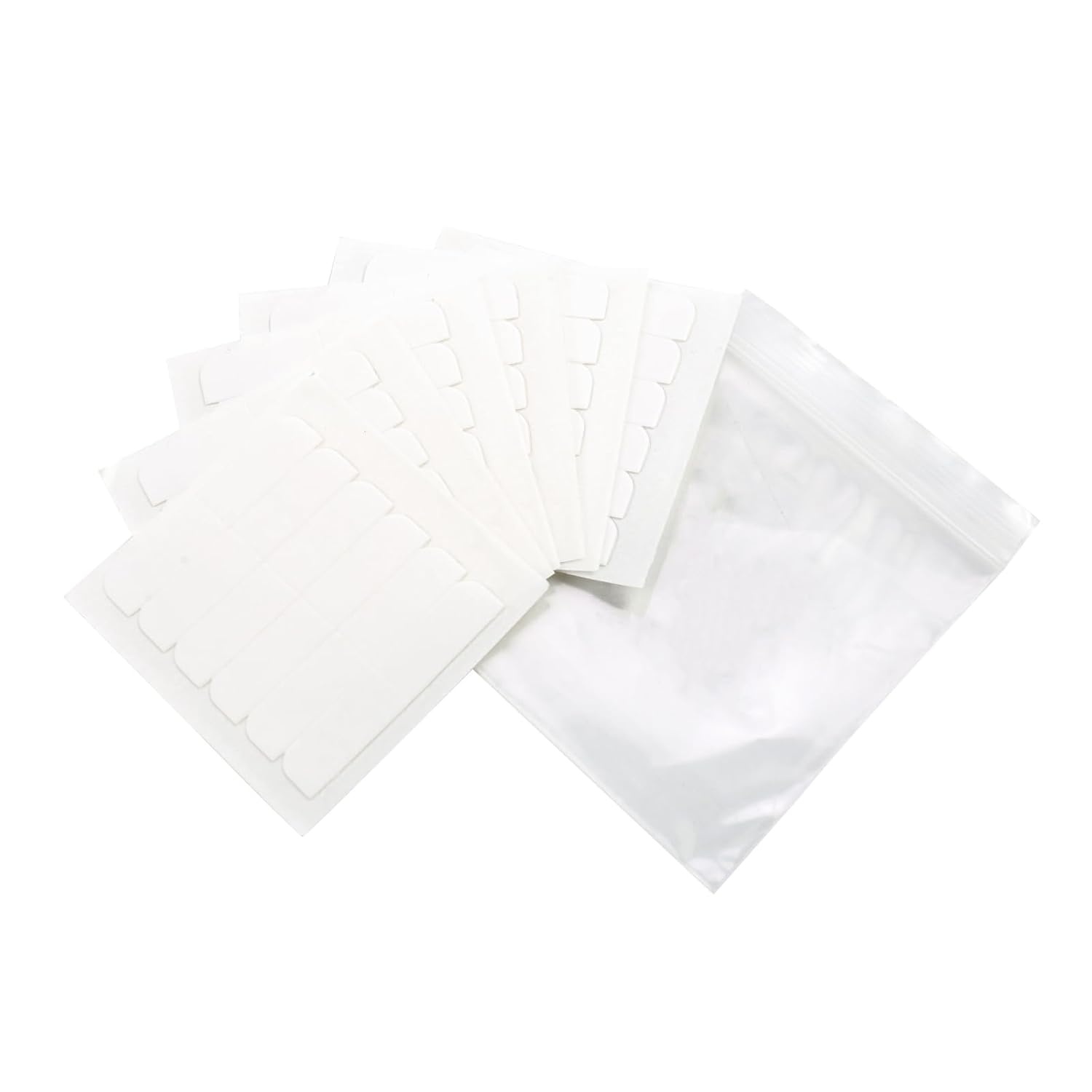 image:imageMoresoo Jet Black Tape in Hair Extensions 12 Inch Replacement Tabs Bundle