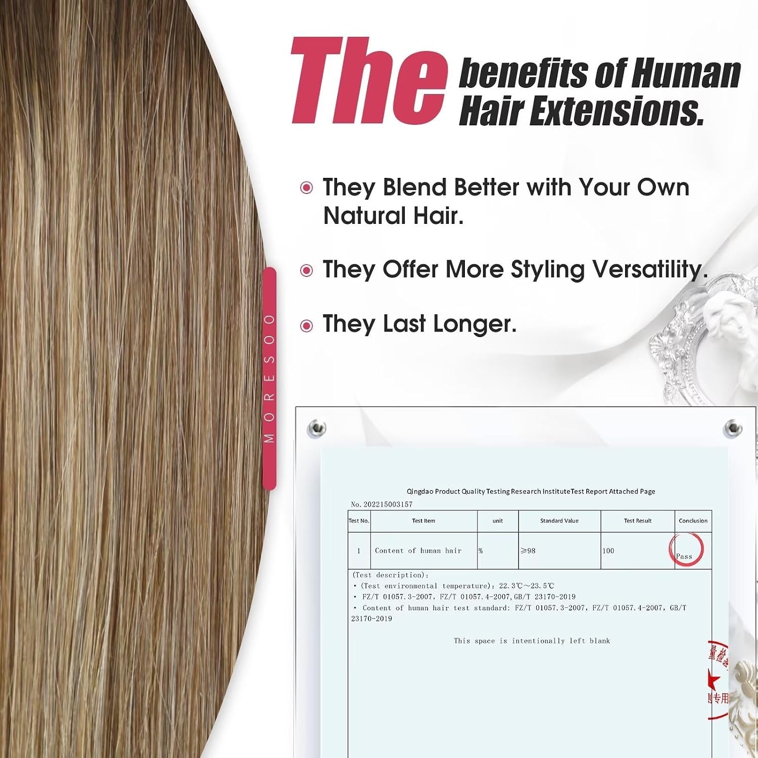 image:imageMoresoo Tape in Hair Extensions Human Hair and Clip in Hair Extensions Balayage Brown to Caramel Blonde with Blonde 20pcs50g7pcs120g 16inch Bundle